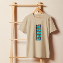 Load image into Gallery viewer, Unisex organic t-shirt - FLYIN' AND TRIPPIN' 🪰 CINEMATIC SEQUENCE