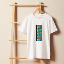 Load image into Gallery viewer, Unisex organic t-shirt - FLYIN' AND TRIPPIN' 🪰 CINEMATIC SEQUENCE